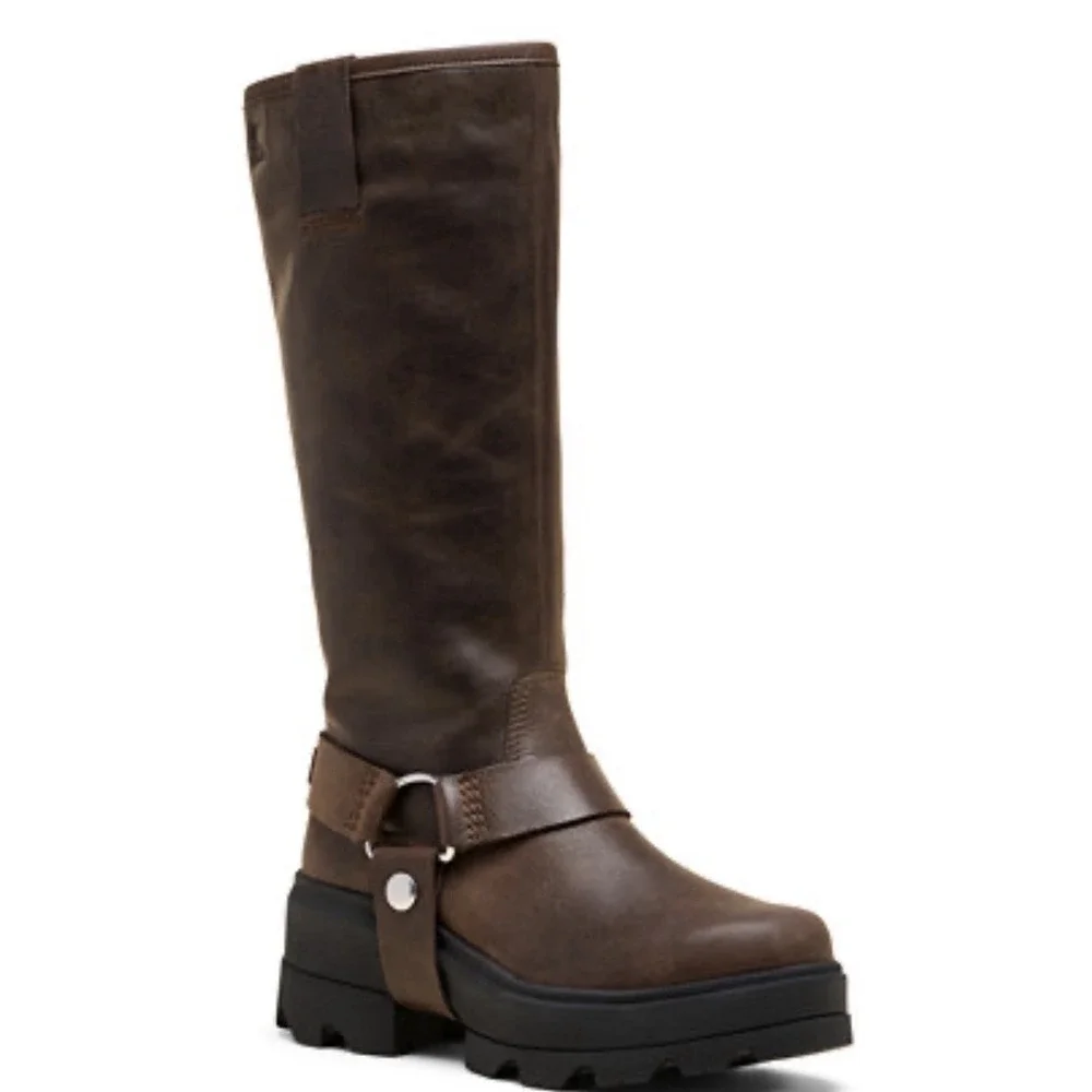Sorel Joan Frwd Tall Women's Waterproof Boot Brown NEW MSRP $275 Size 8